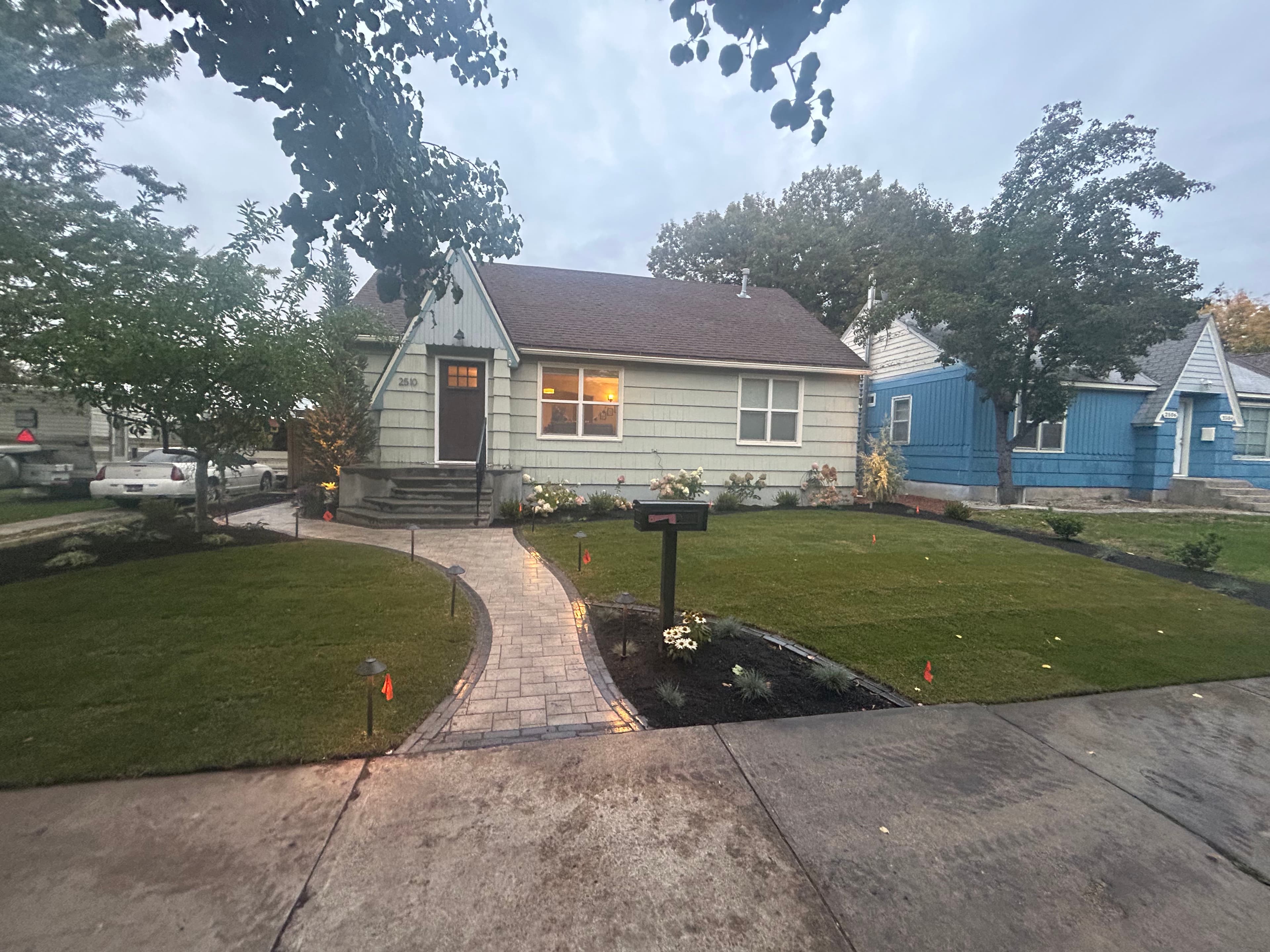 Project Front Yard Landscaping and Lighting Completed image